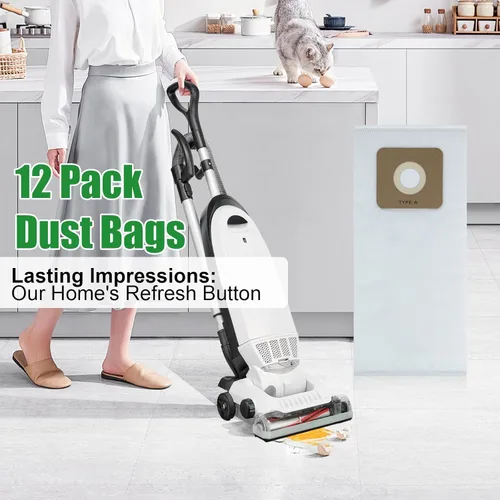 Miniatura 6 de Paquete de 12 bolsas de vacío HEPA tipo A para Simplicity S20EZM, para la serie 5000/6000 y Riccar R Series, para aspiradoras verticales serie
