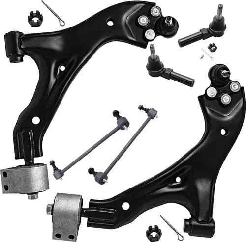 Miniatura 329 de Detroit Axle - Kit de extremo delantero para Chrysler 300 Dodge Charge Challenger 2011-2023, 2 brazos de control inferiores traseros 2 rótulas