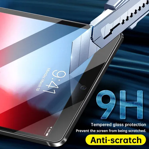 Miniatura 5 de Paquete de 2 protectores de pantalla para iPad Pro 10.5 Película de vidrio templado transparente resistente a los arañazos compatible con iPad Air