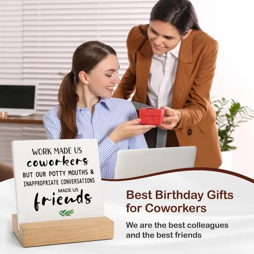 Miniatura 2 de Regalos de despedida para compañeros de trabajo, letrero de decoración de oficina como regalo para compañero de trabajo, regalos de despedida