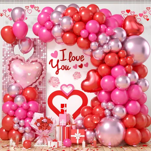Miniatura 16 de Kit de guirnalda de arco de globos de Halloween, globos negros y rosados, globos de murciélago de aluminio fantasma para la familia, fondo de fiesta