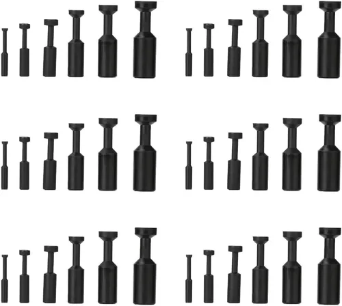 Miniatura 3 de 20 piezas Tapón Neumático Estilo Tapa de 1/2 pulgada, Accesorio de Conexión Rápida para tubo neumático de 1/2 pulgada y accesorios neumáticos