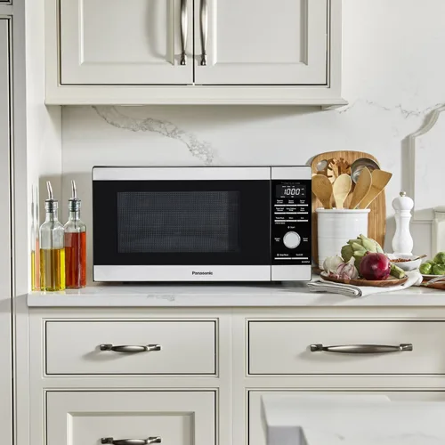 Miniatura 2 de Panasonic Horno de microondas, 1,3 pies cúbicos 1100W de encimera con sensor Genius de cocción y descongelamiento automático - NN-SD67LS