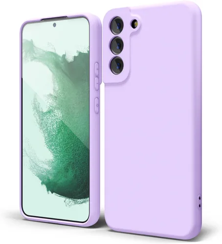 Miniatura 209 de oakxco Funda para teléfono Samsung Galaxy S21 Ultra con agarre de silicona líquida, bonita funda delgada y delgada de goma suave de TPU lisa