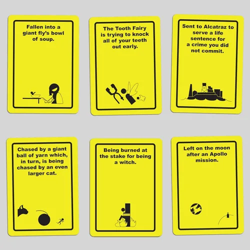 Miniatura 5 de ORIGAMI WHALE Danger El Juego: El Juego de Cartas de Peligros y Rescates Bizarros - Noche de Juego Familiar y para Adultos - Fácil de Aprender