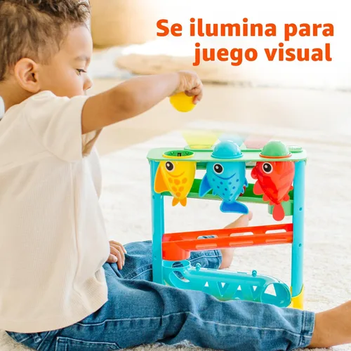 Miniatura 5 de Move2Play, Feed The Fish Más de 30 canciones y frases fantásticas Juguete musical para bebés y niños pequeños Regalo de primer cumpleaños