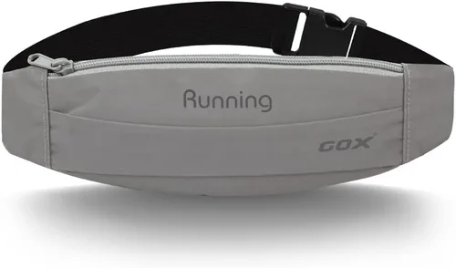 Miniatura 10 de Gox Cangurera para cinturón de correr, cintura delgada para soporte de teléfono, bolsa atlética impermeable para hombres y mujeres, correr, Verde