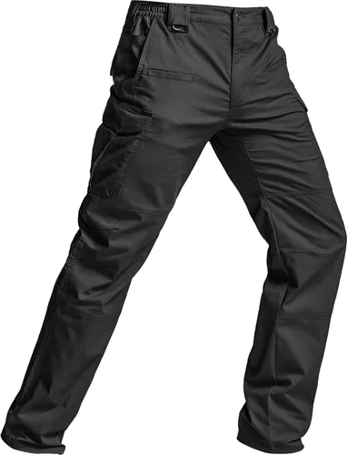 Miniatura 83 de CQR – Pantalones tácticos elásticos tipo cargo para hombre, resistentes al agua, de tela ripstop (antidesgarros), ligeros, ideales para uso diario