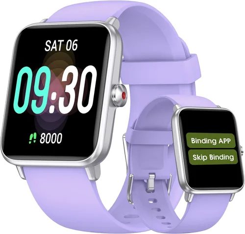 Miniatura 10 de Reloj podómetro, apto para personas mayores, no requiere aplicación/teléfono, reloj de seguimiento de fitness impermeable con contador de pasos