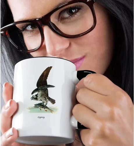 Miniatura 2 de 3dRose, Taza negra bicolor de 11 oz, negro/blanco