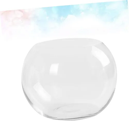 Miniatura 6 de ARTIBETTER Jarrón hidropónico de vidrio transparente, 2 piezas, decorativo para escritorio, para oficina en casa y hotel, para flores eternas