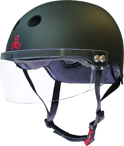Miniatura 15 de Triple Eight El casco certificado Sweatsaver con visera para Roller Derby, Skateboarding y BMX