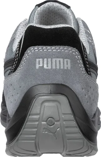 Miniatura 4 de PUMA Zapato industrial Touring Suede Low para hombre, negro-rojo, 8