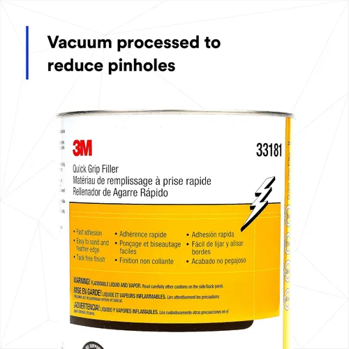 Miniatura 4 de 3M Relleno de agarre rápido 33181, resistente a las manchas, sin pegajosidad, duradero, 1 galón