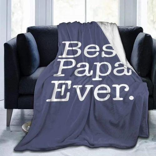Manta para papá, regalos para papás o abuelo de parte de nietos, manta suave para el abuelo, regalo del día del padre, regalo de Navidad para papá,