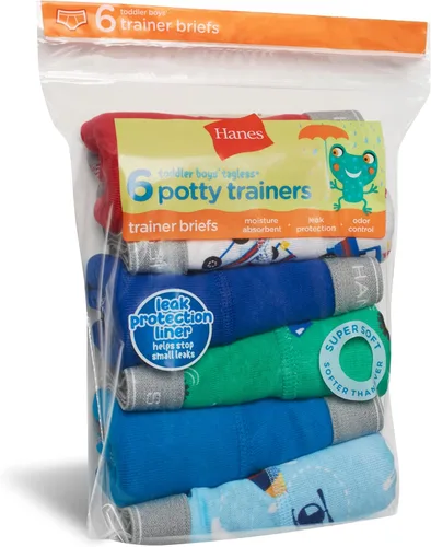 Miniatura 5 de Hanes Boys' Potty Trainer Underwear, Boxer Briefs Available, 6-Pack