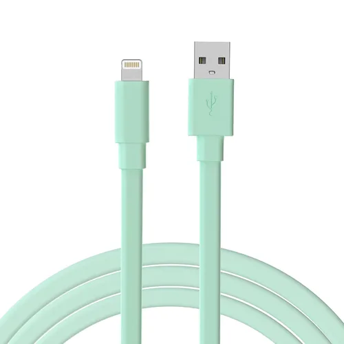 Miniatura 8 de TalkWorks Cable de carga Lightning plano compatible con iPhone 14/Plus/Pro/Pro Max, 13/Mini/Pro/Pro Max, 12/Pro/Pro Max/Mini, 11/Pro/Pro Max, XR
