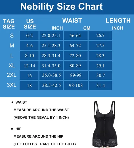 Miniatura 7 de Nebility Body de entrenamiento de cintura para mujer con doble control de abdomen faja moldeadora de cuerpo completo transpirable y suave corsé