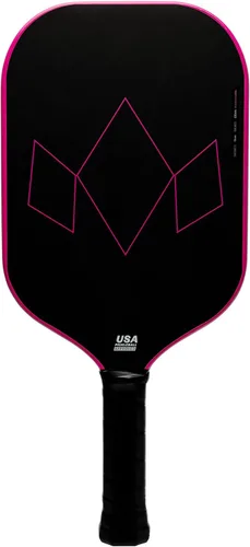 Miniatura 6 de Diadem Warrior Edge - Paleta de pickleball, cara grabada de fibra de carbono para Max Spin, borde Aero Guard, núcleo de 0.63 pulgadas, peso medio, 8