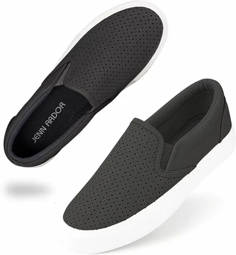 Miniatura 4 de JENN ARDOR - Tenis de cómodos, sin cordones, planos, estilo casual, para caminar, para mujer