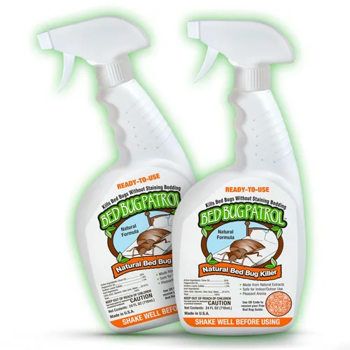 Miniatura 11 de Bed Bug Patrol - Aerosol para chinches de cama natural, seguro para niños y mascotas, a base de plantas, no tóxico, tratamiento natural efectivo
