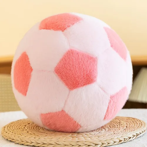Miniatura 9 de Soccer Pillow Soft Football Throw Pillow Round Home Decor Soccer Decorative Pillow Aesthetic Soccer Sports Ball Plush Pillows for Couch Bed Bedroom