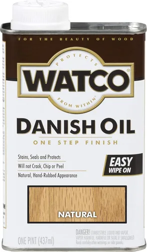 Miniatura 3 de Watco 65151H Aceite Danés de Acabado para Madera, Pinta, Nogal Oscuro Dorado (Golden Oak)