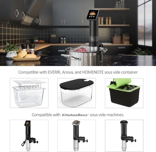 Miniatura 5 de Reemplazo de abrazadera de soporte Sous Vide para todos los KitchenBoss Sous-Vide BK300 Sous Vide Cooker Fixing Bracket, Compatible with all
