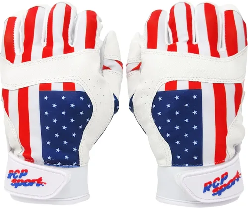 Miniatura 10 de Guantes de bateo de béisbol y sóftbol – Resistente a rasgaduras y desgarros – Entrepierna reforzada, protección acolchada, tallas ajustables