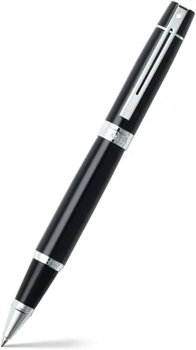 Miniatura 34 de Sheaffer 300 - Bolígrafo de punta redonda con detalles en cromo y tono dorado Ribete cromado/dorado