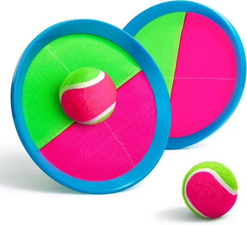 Miniatura 12 de Juego de Pelota de Lanzar y Atrapar Mejorado - Juegos Familiares Juguetes para Niños para Rellenos de Calcetín - Resistente al Agua Ideal para Playa