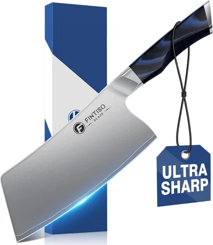 Miniatura 8 de FINTISO - Cuchillo de chef de 8 pulgadas, cuchillo de cocina de gama alta con mango G10, cuchillo de cocina profesional de acero inoxidable japonés