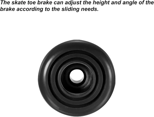 Miniatura 4 de PATIKIL Topes de punta para patines con destornillador 82A Bloque de tapones de freno de goma, para patines de ruedas de repuesto