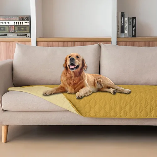 Miniatura 69 de gogobunny Manta 100% Impermeable de Doble Cara para Perros, Cubierta Suave para Cama de Mascotas, Reversible, Protege Muebles, Sillón, Sofá, Coche