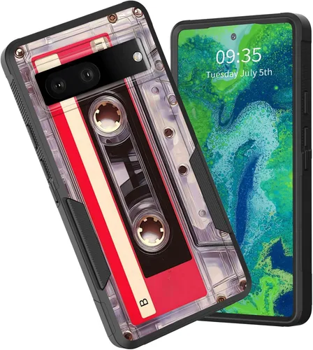 Miniatura 62 de Funda para Pixel 6A, funda híbrida de doble capa resistente a prueba de golpes de policarbonato duro de silicona suave TPU para Google Pixel 6A