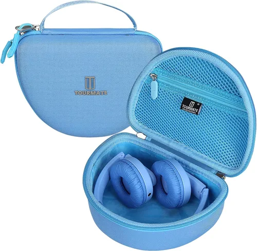 Tourmate Funda de viaje rígida para auriculares inalámbricos Philips K4206 para niños, iClever HS19 RORSOU R10 para niños, bolsa de almacenamiento