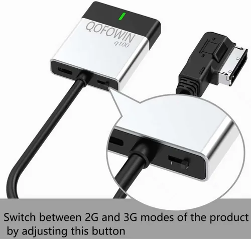 Miniatura 4 de Adaptador de música de alta definición para automóvil Audi, adaptador de audio inalámbrico, compatible con Audi 3G AMI, interfaces AMI 2G, Mercedes
