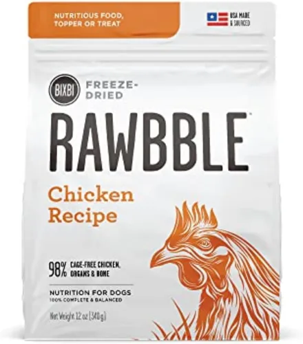 Miniatura 25 de BIXBI Rawbble - Alimento liofilizado para perros, receta de cordero, 26 onzas, 97% de carne y órganos, sin rellenos, comida cruda para perros apta