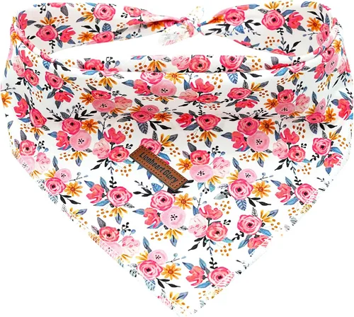 Miniatura 38 de Lionheart Glory Bandana para perro, bufanda azul para perro, estampado de cerveza, ajustable para perros pequeños a grandes