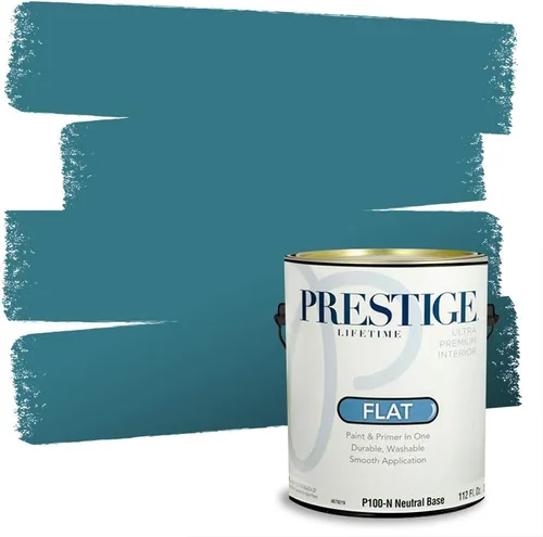 Miniatura 40 de PRESTIGE Pintura interior e imprimación en uno, azul cielo, semi-brillante, 1 galón