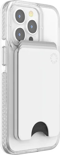 PopSockets Billetera para teléfono con agarre expandible, soporte para tarjetas de teléfono, compatible con carga inalámbrica, cartera compatible