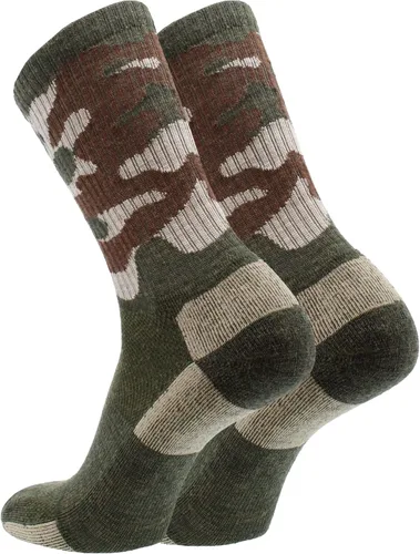 Miniatura 17 de TCK Calcetines de lana merino para hombres y mujeres para senderismo, caza, ciclismo de montaña, longitud de la tripulación para botas