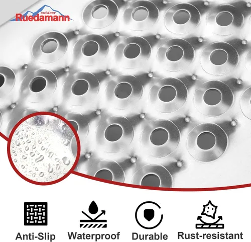 Miniatura 4 de Ruedamann 2 rampas de aluminio de 4 pies x 9 pulgadas más anchas, rampas de carga para cortacésped, cortacéspedes, bicicletas, motocicletas, UTV