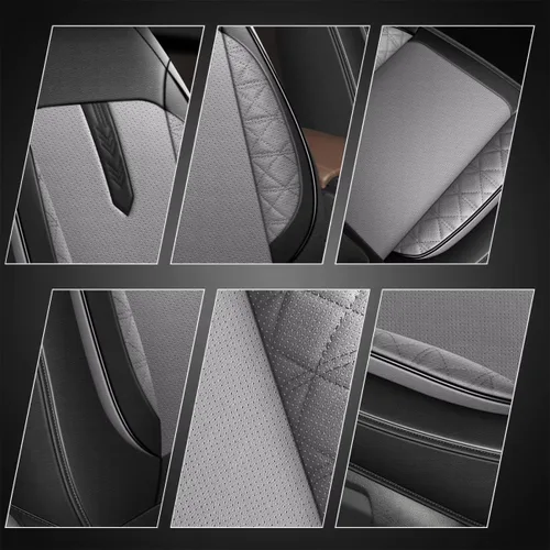 Miniatura 4 de AOMSAZTO Fundas de asiento de automóvil, 2 unidades, ajuste frontal para Toyota RAV4 2007-2018, funda de asiento de automóvil, protector de asiento