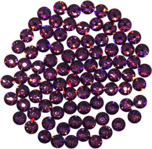 Miniatura 2 de Preciosa Viva Rhinestones Sin Hotfix Flatback - Rubí - SS12 (0.118 in) - Elige tu cantidad (72)