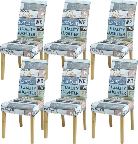 Miniatura 32 de BIETYONE - Fundas para sillas de comedor, juego de 2 fundas para sillas de comedor o cocina, lavables, protectoras, para sillas Parsons