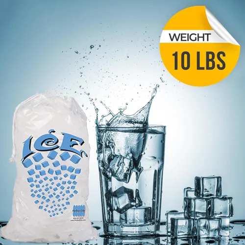 Miniatura 3 de Bolsas de hielo con cordón de 10 libras - Caja de 300