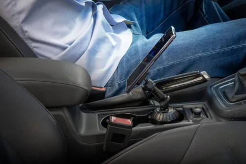 Miniatura 7 de Scosche Soporte de Teléfono para Portavasos de Automóvil, Soporte Magnético para Teléfono Celular con Cuello Ajustable y Rotación de 360°, Soporte