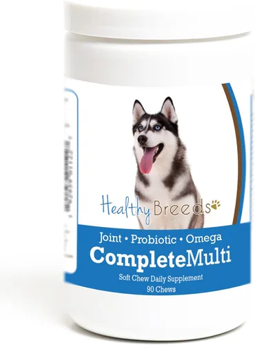 Miniatura 149 de Healthy Breeds Pug todo en uno multivitamínico suave masticable 60