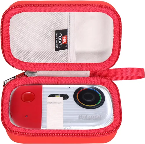 Miniatura 9 de FBLFOBELI Estuche de transporte duro EVA para cámara submarina Polaroid 18mp 4K UHD (azul)